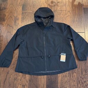 NEW! THE NORTH FACE daybreak rain jacket in steel black sz 3X